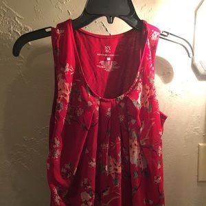 NY&C red floral tank